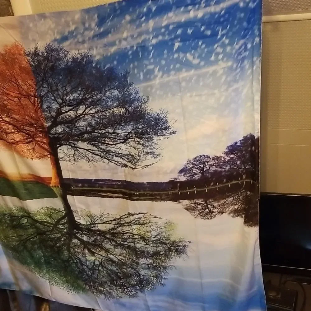 Double Tree Tapestry 60